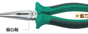 富具亞 FUJIYA  F-196  歐式膠柄尖嘴鉗 8"(省力型)