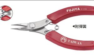 富具亞 FUJIYA  F-115A  不銹鋼圓尖嘴鉗 4-1/2" (無齒)