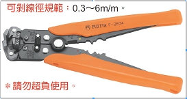 富具亞 FUJIYA F-2834  專業用剝線鉗 8"