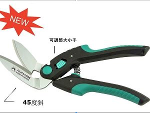 富具亞  FUJIYA F-910BB 45度斜不銹鋼剪刀 10"
