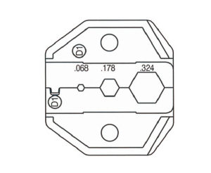 富具亞   FUJIYA  HT-336D1 (F-3D1)  棘輪式壓著鉗替換頭