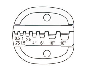 富具亞 FUJIYA  HT-236E2 (F-2E2)   棘輪式壓著鉗替換頭