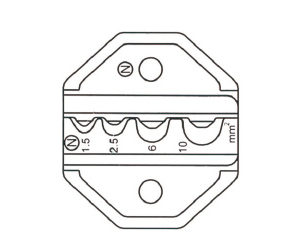 富具亞  FUJIYA  HT-236N (F-2N)   棘輪式壓著鉗替換頭