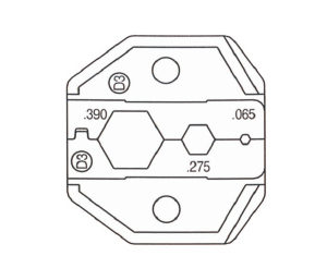 富具亞    FUJIYA  HT-336D3 (F-3D3)   棘輪式壓著鉗替換頭