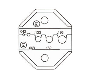 富具亞   FUJIYA  HT-336F1 (F-3F1)   棘輪式壓著鉗替換頭