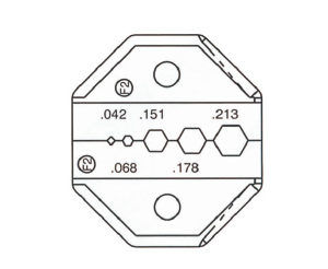 富具亞    FUJIYA  HT-336F2 (F-3F2)   棘輪式壓著鉗替換頭
