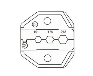 富具亞   FUJIYA  HT-336F3 (F-3F3)   棘輪式壓著鉗替換頭
