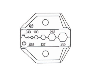 富具亞    FUJIYA  HT-336G (F-3G)   棘輪式壓著鉗替換頭