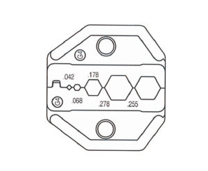 富具亞   FUJIYA  HT-336G4 (F-3G4)  棘輪式壓著鉗替換頭
