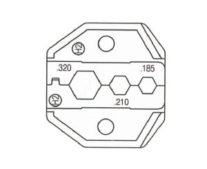富具亞  FUJIYA  HT-336H2 (F-3H2)  棘輪式壓著鉗替換頭