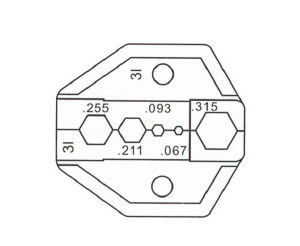 富具亞   FUJIYA  HT-336I (F-3I)  棘輪式壓著鉗替換頭