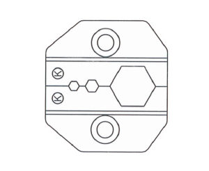 富具亞   FUJIYA  HT-336K (F-3K)   棘輪式壓著鉗替換頭