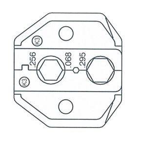 富具亞  FUJIYA  HT-336K3 (F-3K3)   棘輪式壓著鉗替換頭