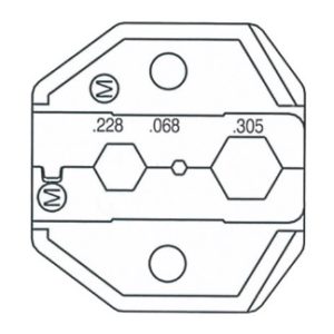 富具亞   FUJIYA  HT-336M (F-3M)   棘輪式壓著鉗替換頭