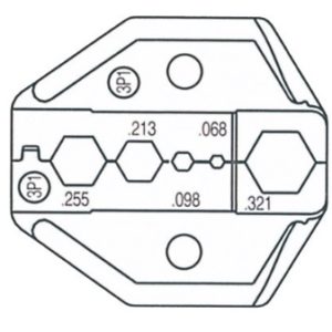富具亞   FUJIYA  HT-336P1 (F-3P1)   棘輪式壓著鉗替換頭