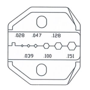 富具亞  FUJIYA  HT-336T1 (F-3T1)   棘輪式壓著鉗替換頭