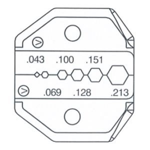 富具亞   FUJIYA  HT-336V (F-3V)   棘輪式壓著鉗替換頭