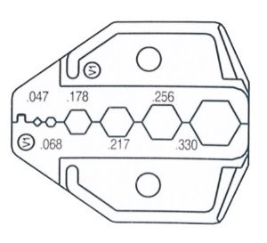 富具亞   FUJIYA  HT-336V1 (F-3V1)   棘輪式壓著鉗替換頭