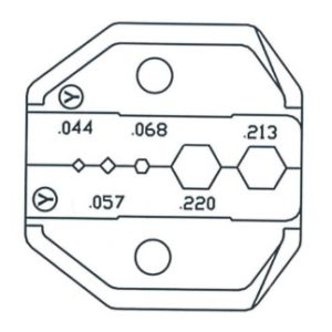 富具亞  FUJIYA  HT-336Y (F-3Y)   棘輪式壓著鉗替換頭